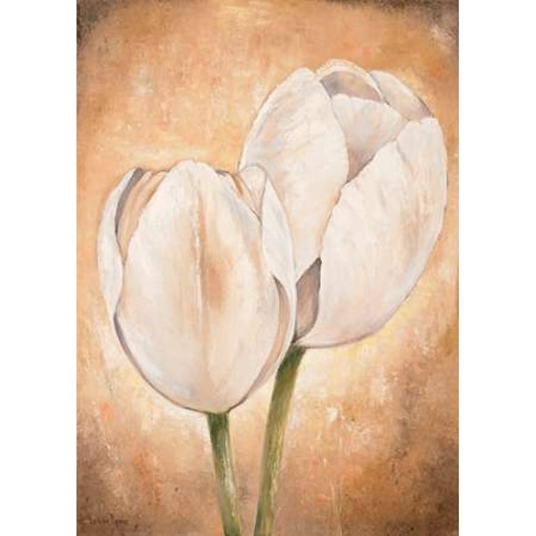 Tulip on beige II Poster Print by Lenna Lotus-VARPDXMLV447 Image 2