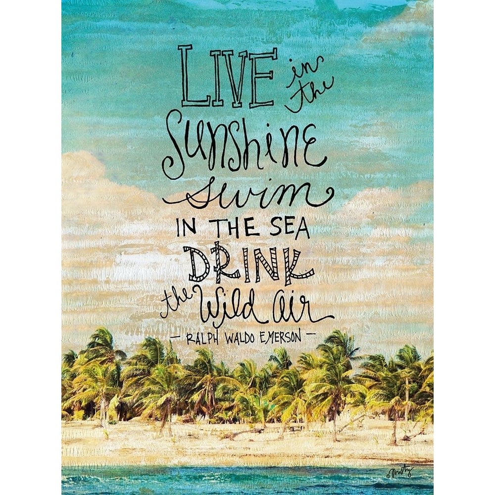 Live in the Sunshine Poster Print by Misty Michelle-VARPDXMMD187 Image 1