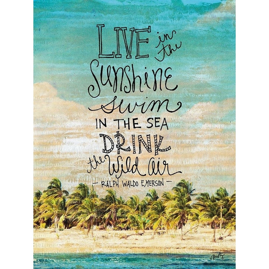 Live in the Sunshine Poster Print by Misty Michelle-VARPDXMMD187 Image 1