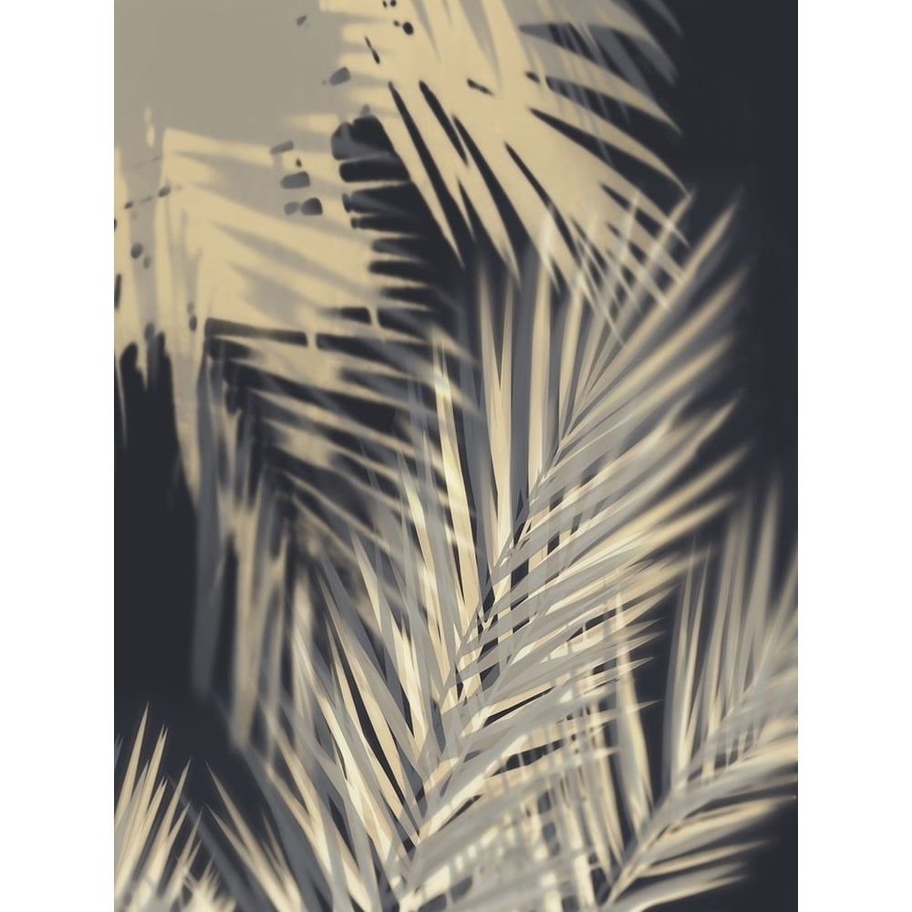 Palm Shadows Cream II Poster Print by Melonie Miller-VARPDXMMR115921 Image 1