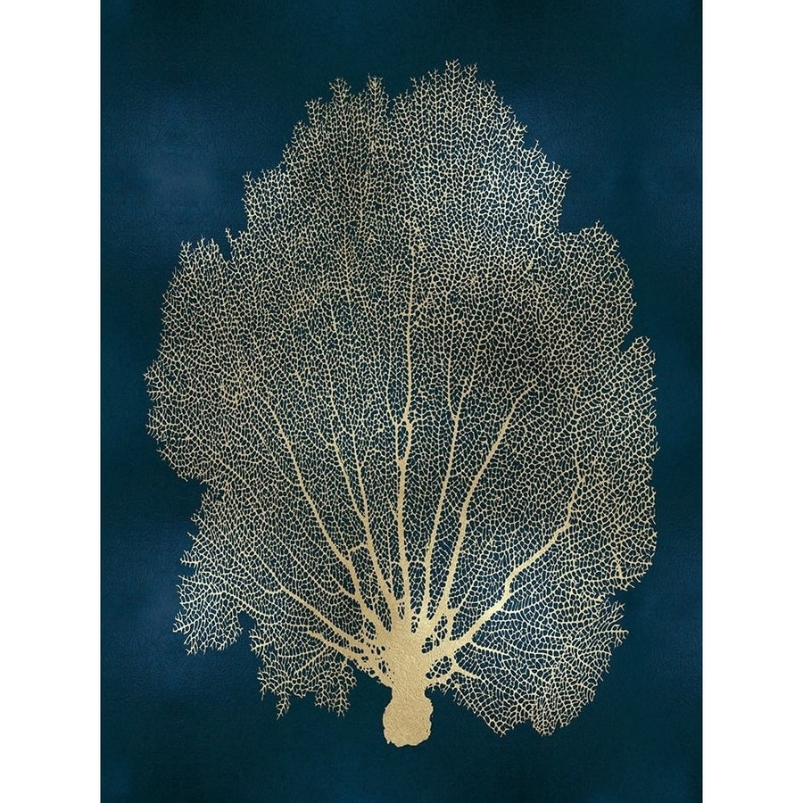 Sea Fan Gold on Teal II Poster Print by Melonie Miller-VARPDXMMR116762 Image 1