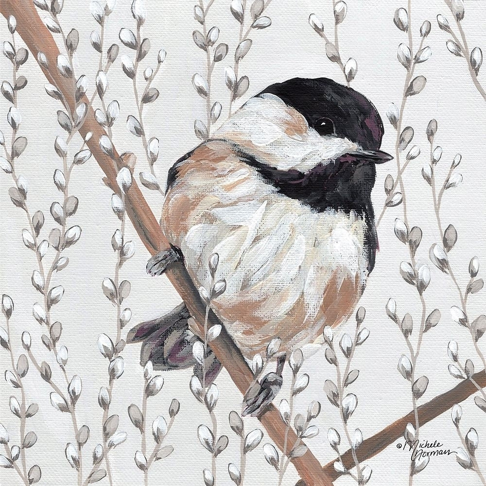 Wee Chickadee Poster Print by Michele Norman-VARPDXMN248 Image 1