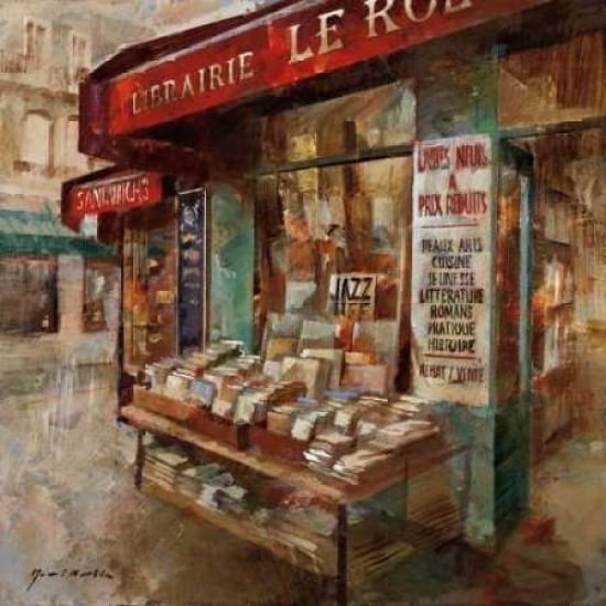 Librairie Paris Poster Print by Noemi Martin-VARPDXMNP230 Image 1