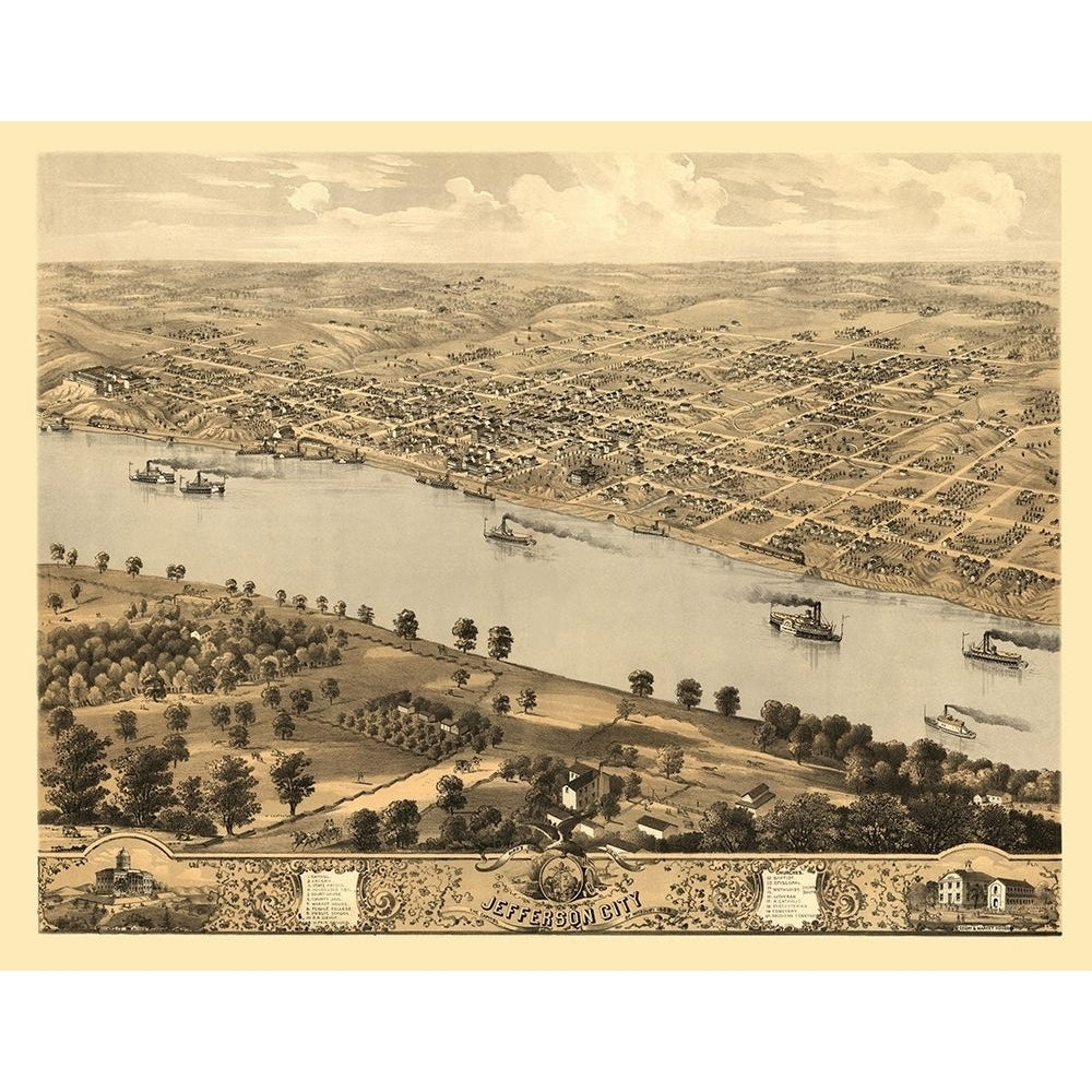 Jefferson City Missouri - Ruger 1869 Poster Print by Ruger Ruger-VARPDXMOJE0001 Image 1