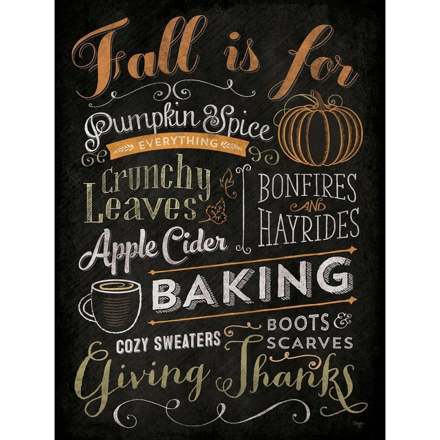 Fall is For Poster Print by Mollie B. Mollie B.-VARPDXMOL1134 Image 1