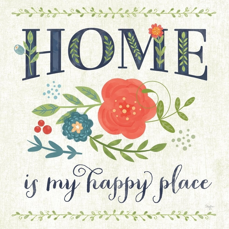 Happy Home Poster Print by Mollie B. Mollie B.-VARPDXMOL1157 Image 1