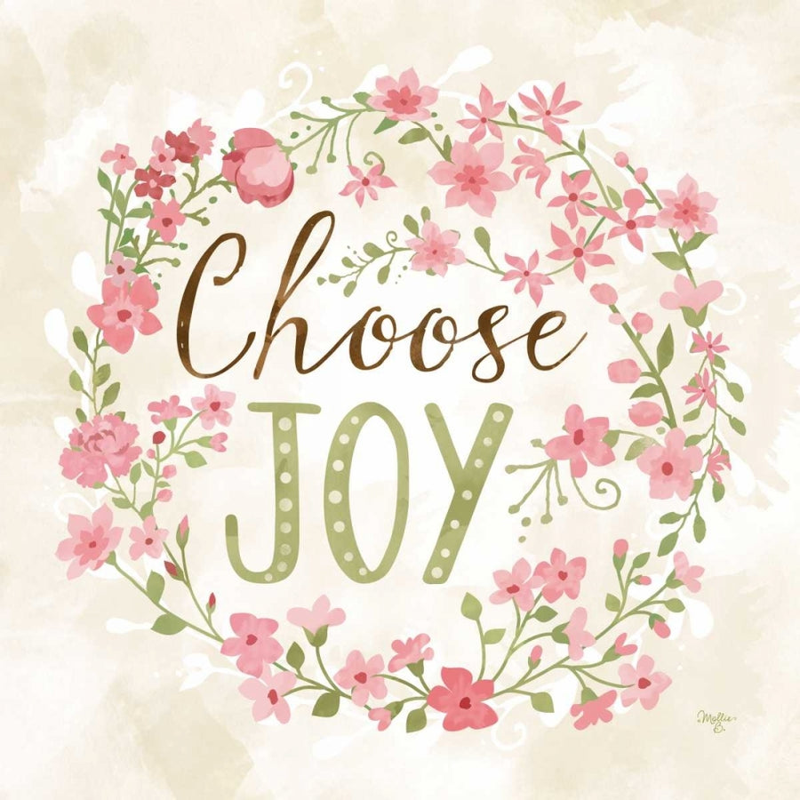 Choose Joy Poster Print by Mollie B. Mollie B.-VARPDXMOL1152 Image 1