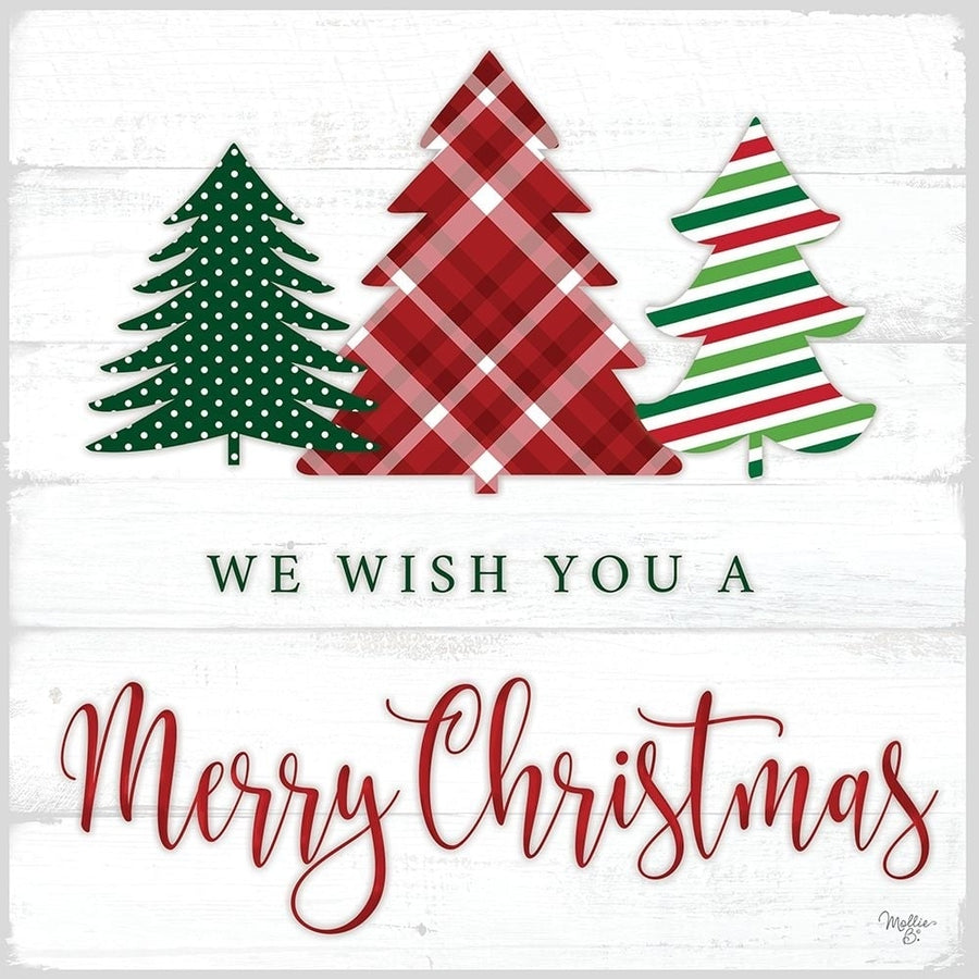 We Wish You a Merry Christmas Poster Print - Mollie B.-VARPDXMOL2126 Image 1