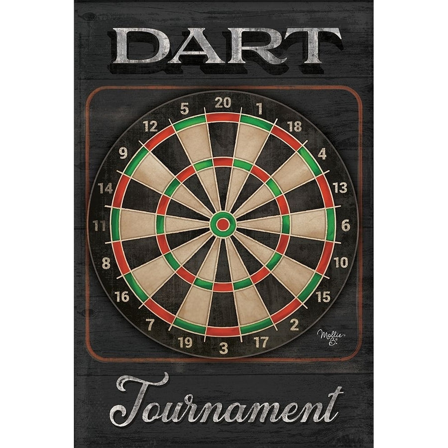 Dart Tournament Poster Print by Mollie B. Mollie B.-VARPDXMOL1962 Image 1