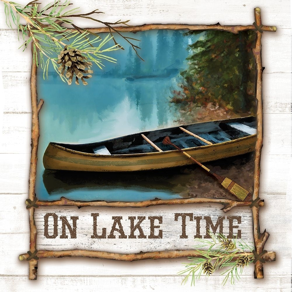 On Lake Time Poster Print - B. Mollie-VARPDXMOL2222 Image 1