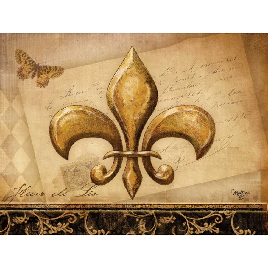 Fleur-de-lis XIII Poster Print by Mollie B. Mollie B.-VARPDXMOL231 Image 1