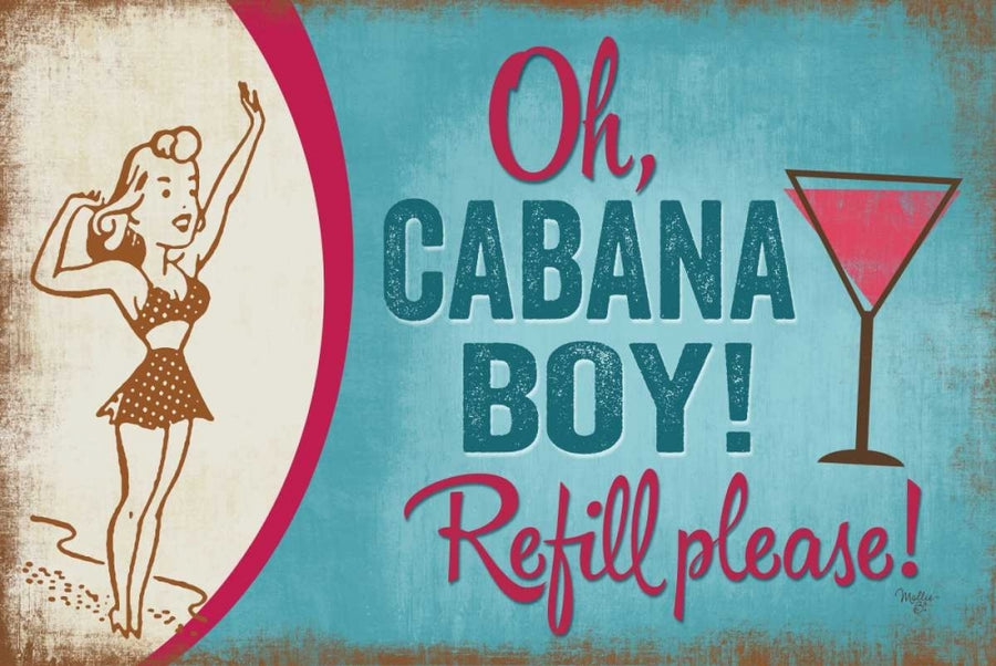 Oh Cabana Boy! Poster Print by Mollie B. Mollie B.-VARPDXMOL597 Image 1