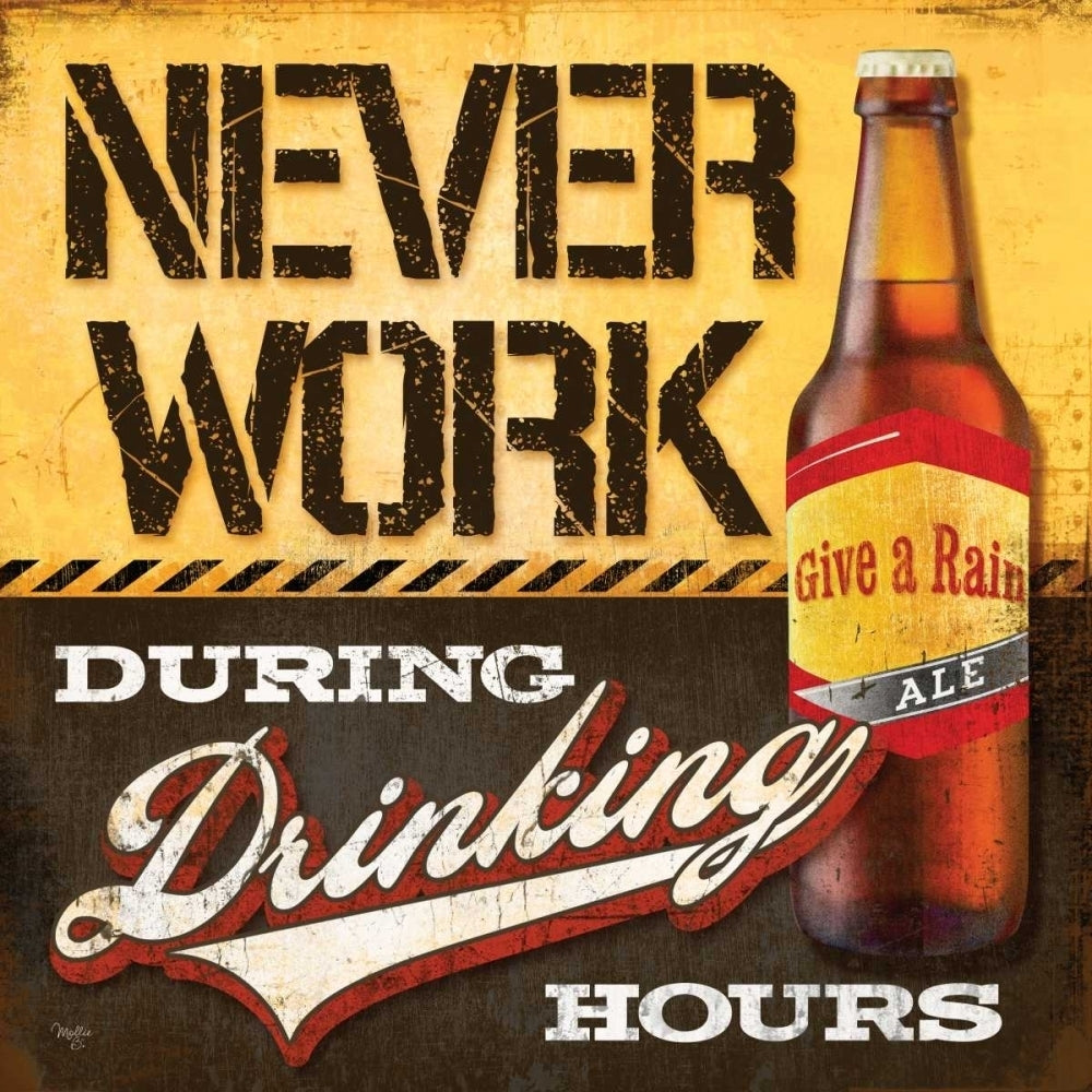 Drinking Hours Poster Print by Mollie B. Mollie B.-VARPDXMOL608 Image 1