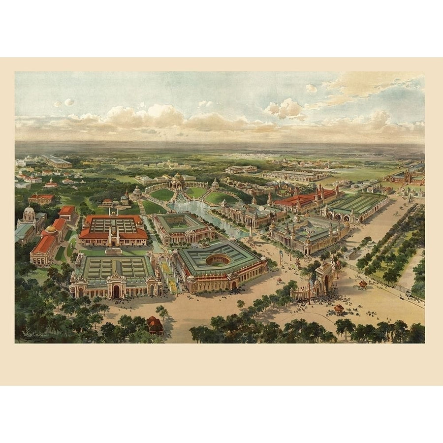 St Louis Worlds Fair Missouri - 1904 Poster Print by Unknown Unknown-VARPDXMOST0018 Image 1