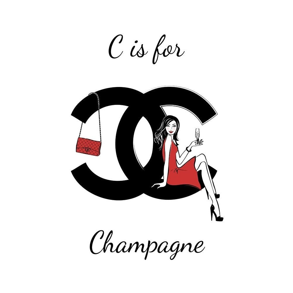 C is for Champagne Poster Print by Martina Pavlova-VARPDXMPA117139 Image 1