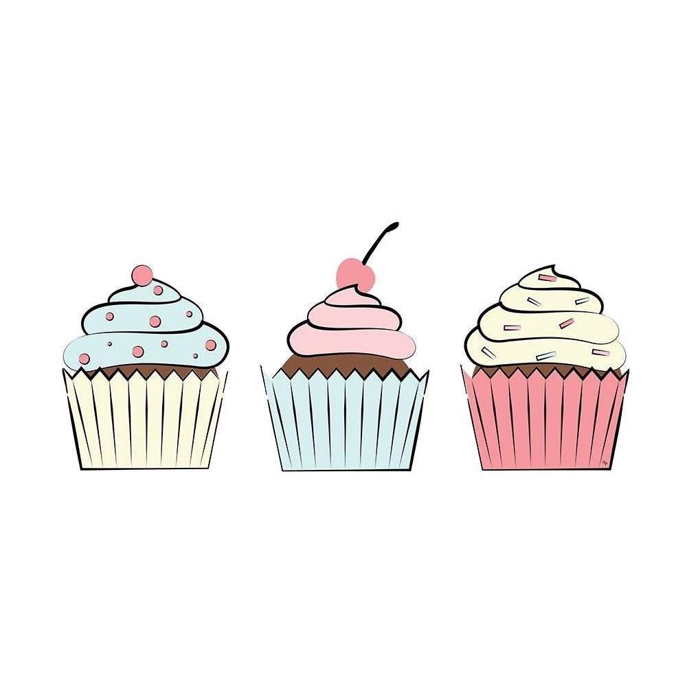 Cupcakes III Poster Print by Martina Pavlova-VARPDXMPA117223 Image 1