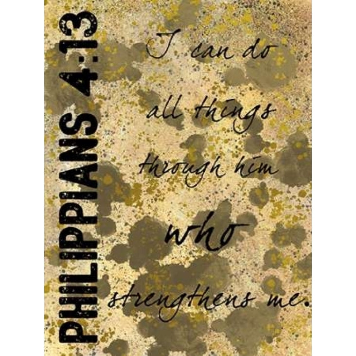 Philippians Strength Poster Print by Marcus Prime-VARPDXMPRC004A Image 1