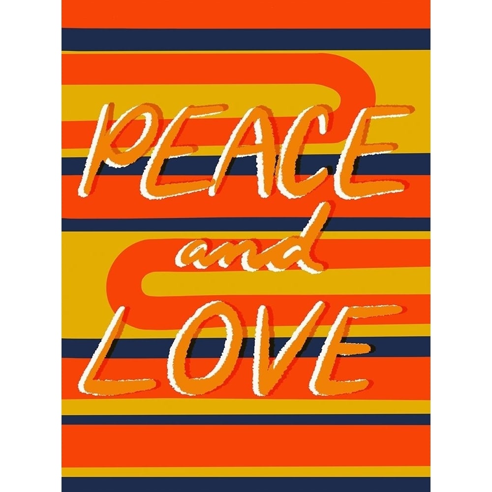 Peace And Love 1 Poster Print by Marcus Prime-VARPDXMPRC500A Image 1