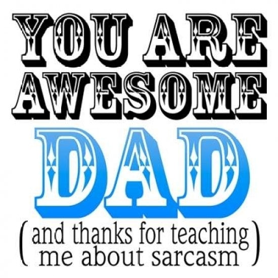 Awesome Dad Poster Print by Marcus Prime-VARPDXMPSQ012A Image 1