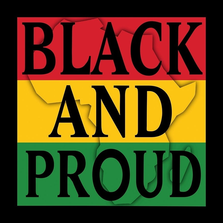 Black and Proud 1 Poster Print by Marcus Prime-VARPDXMPSQ352A Image 1