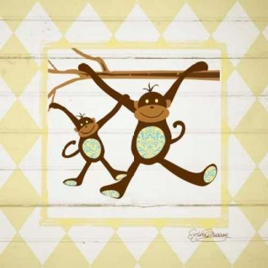 Monkeys Poster Print by Sylvia Murray-VARPDXMRY027 Image 1