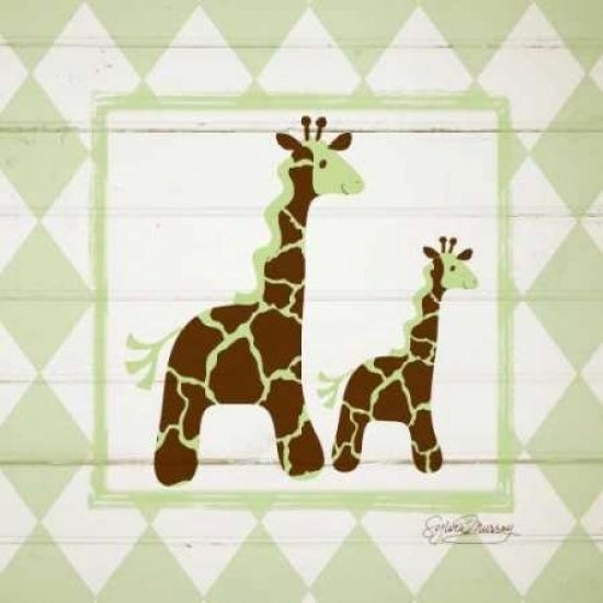 Giraffes Poster Print by Sylvia Murray-VARPDXMRY025 Image 1