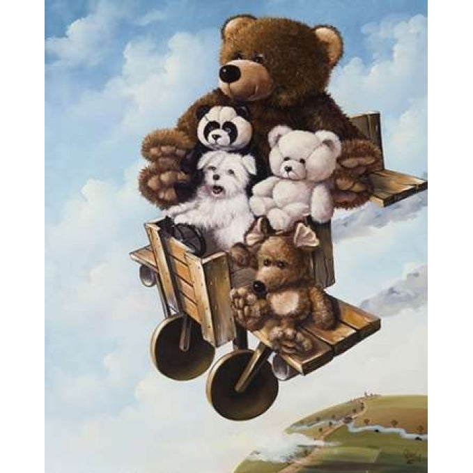 Teddy Bear trip I Poster Print by Michel Schutte-VARPDXMS200701 Image 1