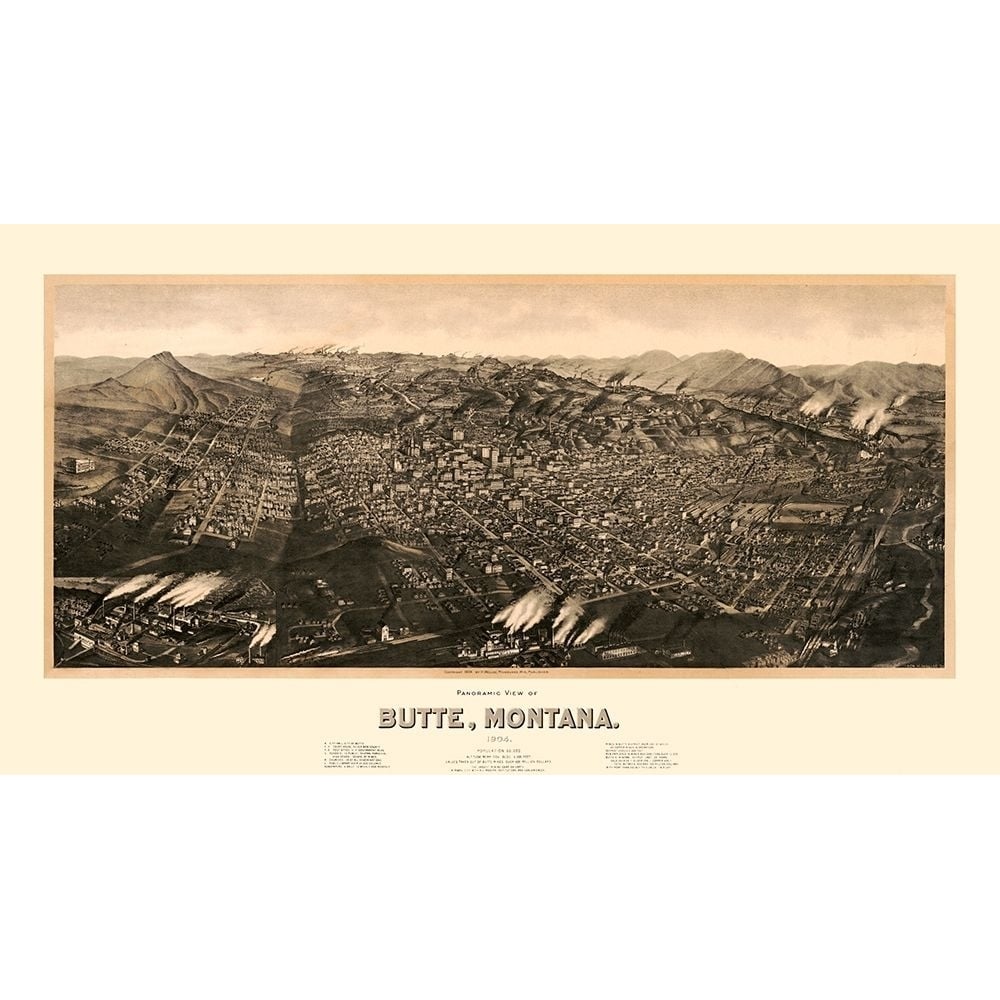 Butte Montana - Wellge 1904 by Wellge-VARPDXMTBU0002 Image 1