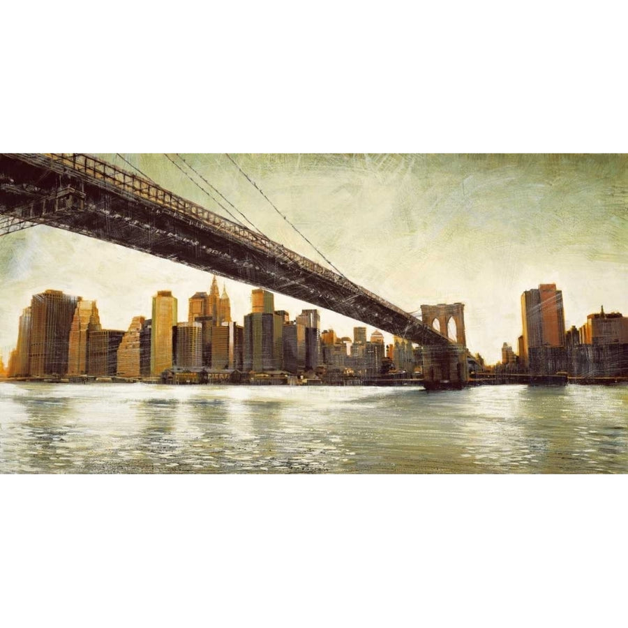 Brooklyn Bridge View Poster Print by Matthew Daniels-VARPDXMTD5768 Image 1