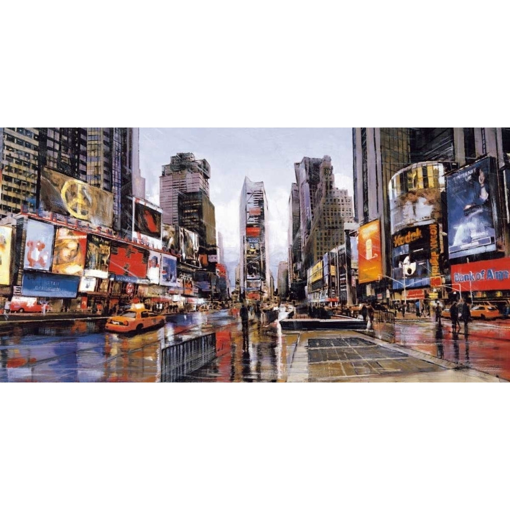 Evening in Times Square Poster Print by Matthew Daniels-VARPDXMTD6465 Image 1