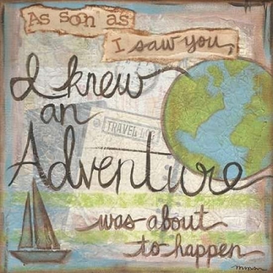 I Knew An Adventure Poster Print by Monica Martin-VARPDXMTN177 Image 1