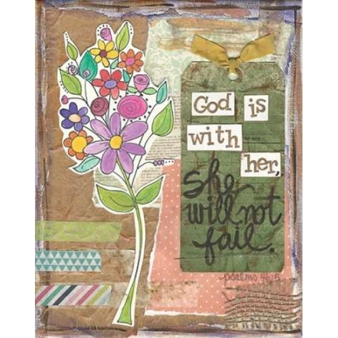 God Is With Her Poster Print by Monica Martin-VARPDXMTN174 Image 1