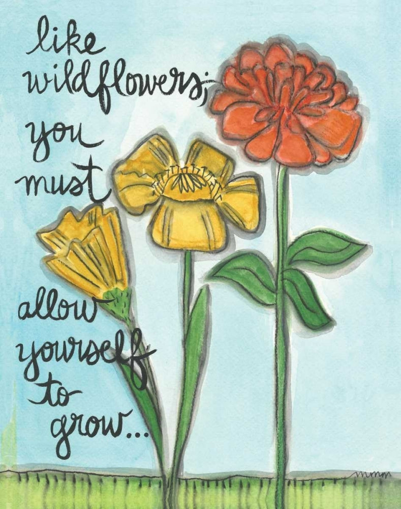 Like Wildflowers Poster Print by Monica Martin-VARPDXMTN216 Image 1