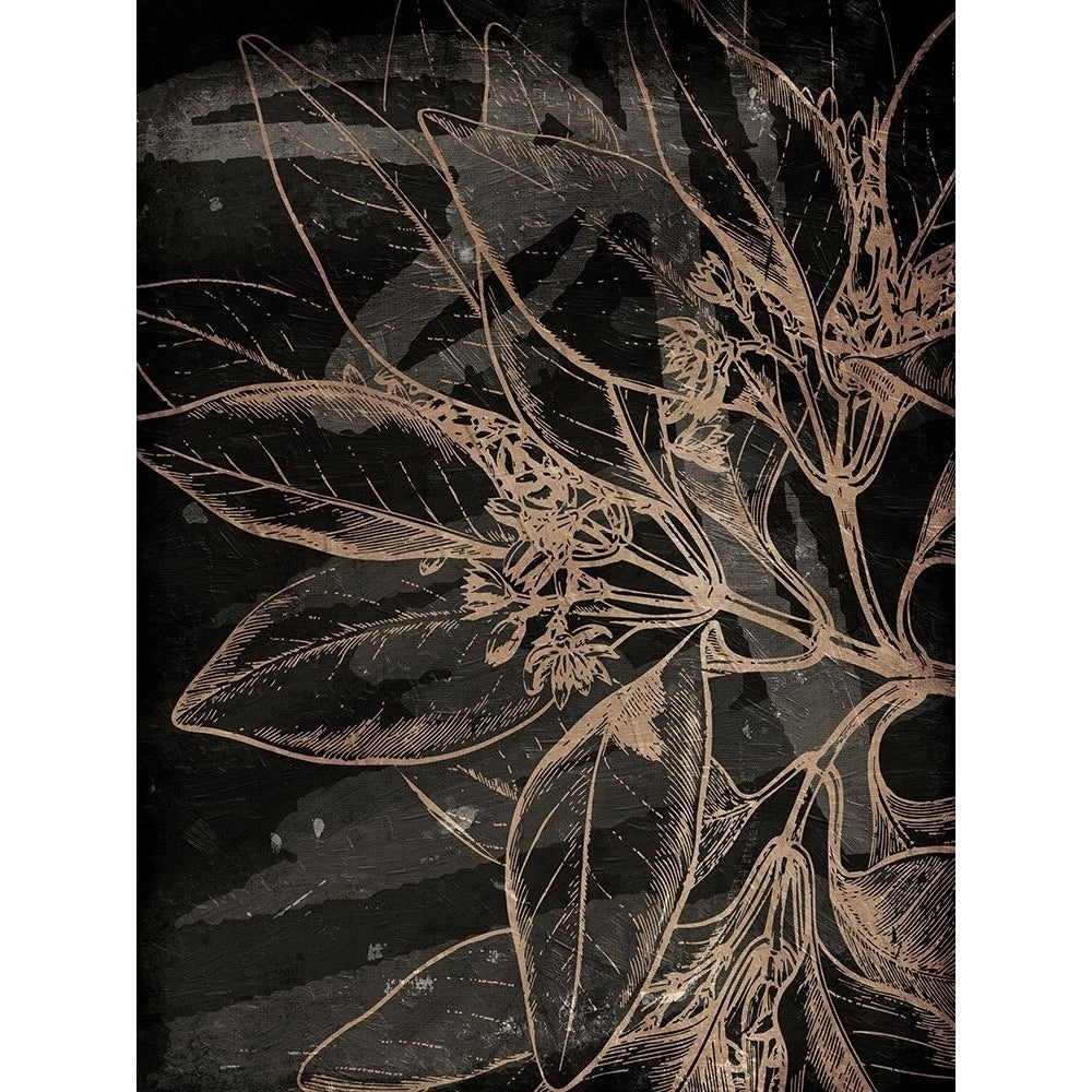 Muted Golden Abstract Floral Mate Poster Print by Milli Villa-VARPDXMVRC033B2 Image 1