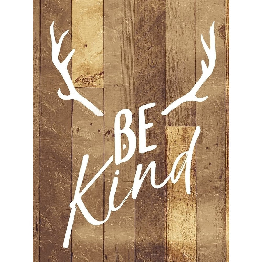 Be Kind Antlers Poster Print by Mlli Villa-VARPDXMVRC122C Image 1