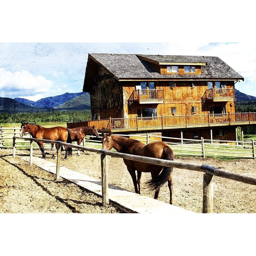 Horse Ranch Poster Print by Mlli Villa-VARPDXMVRC146A Image 1