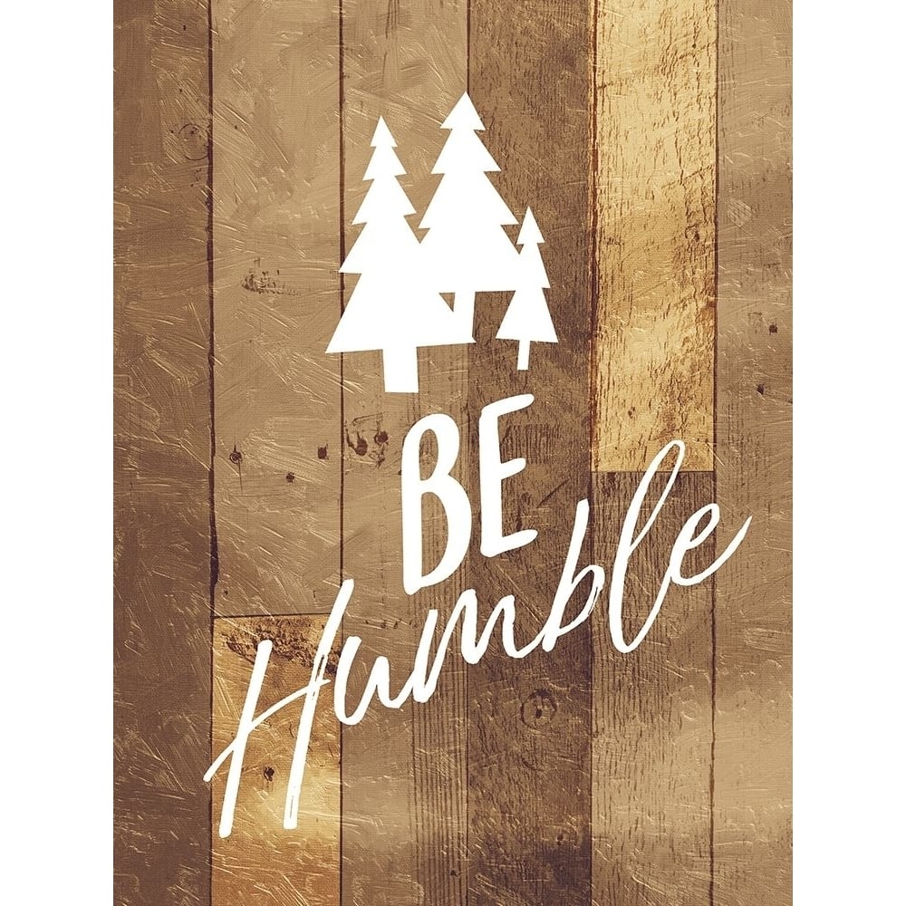 Be Humble Trees Poster Print by Mlli Villa-VARPDXMVRC122D Image 1