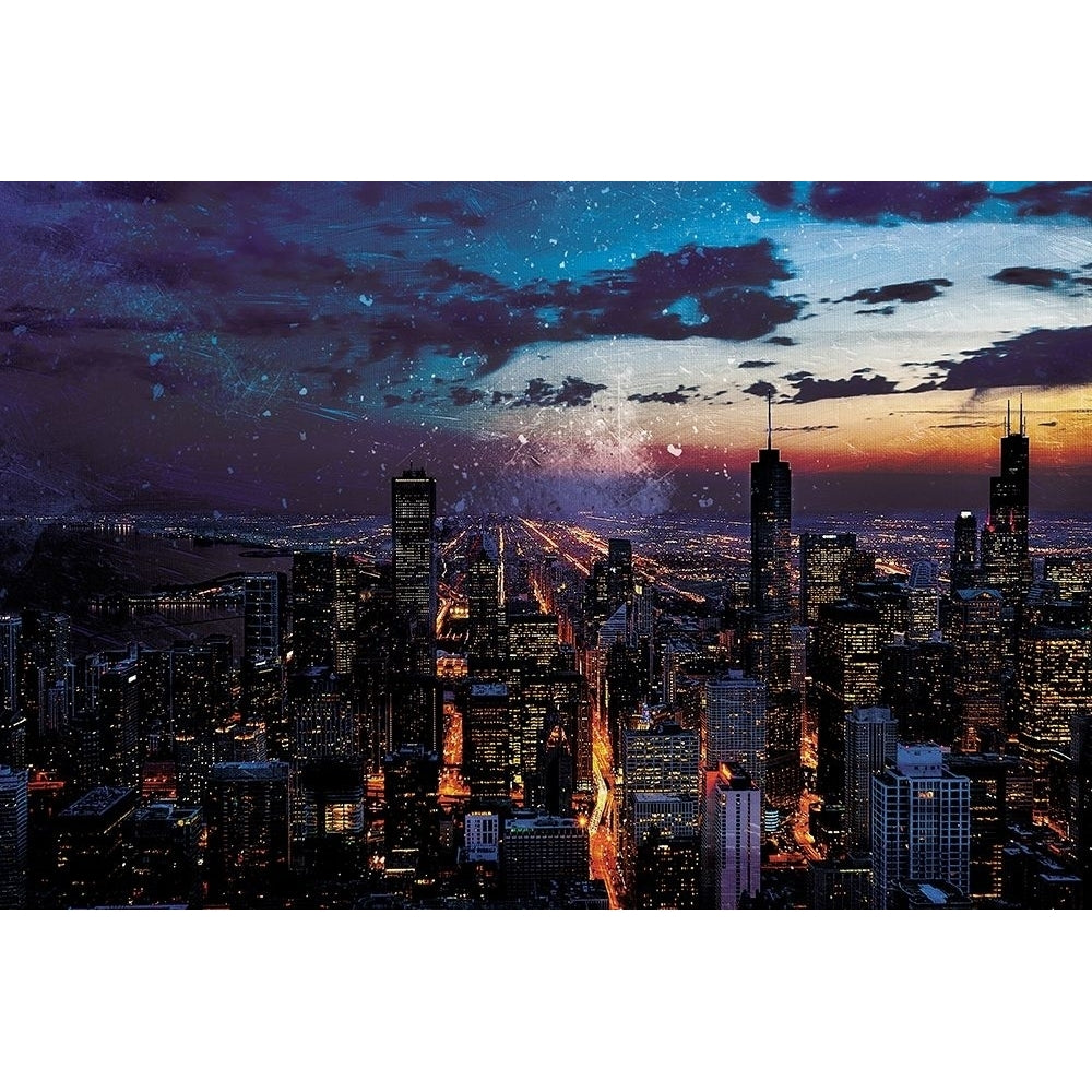 Chicago Skyline Poster Print by Mlli Villa-VARPDXMVRC126A Image 1