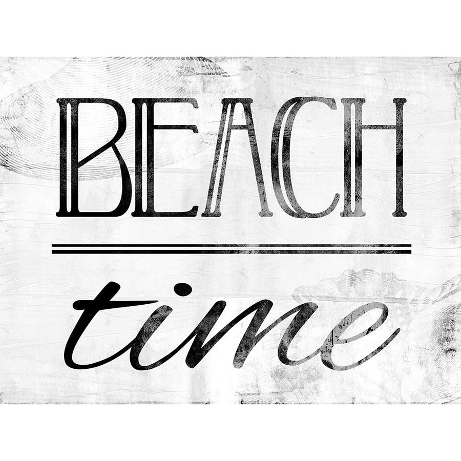 Beach Time Bw Poster Print by Mlli Villa-VARPDXMVRC436A Image 1