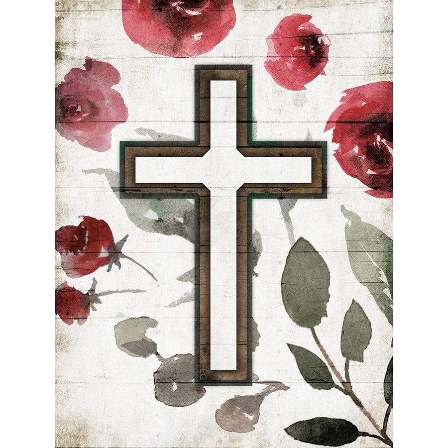 Cross Rose Poster Print by Mlli Villa-VARPDXMVRC501A Image 1