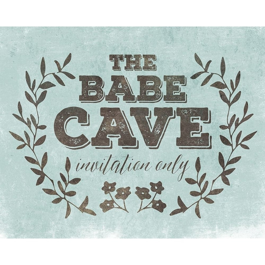 Babe Cave Teal Poster Print by Mlli Villa-VARPDXMVRC595B Image 1