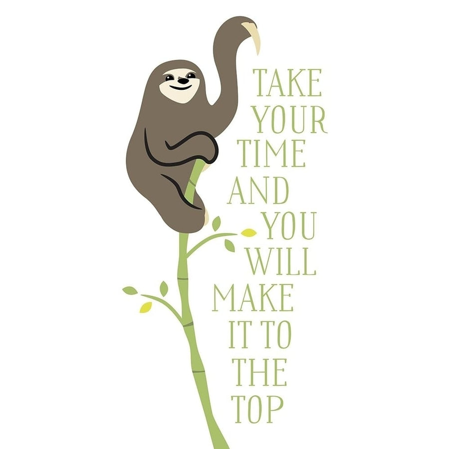 The Top Sloth Poster Print by Mlli Villa-VARPDXMVRN059A Image 1