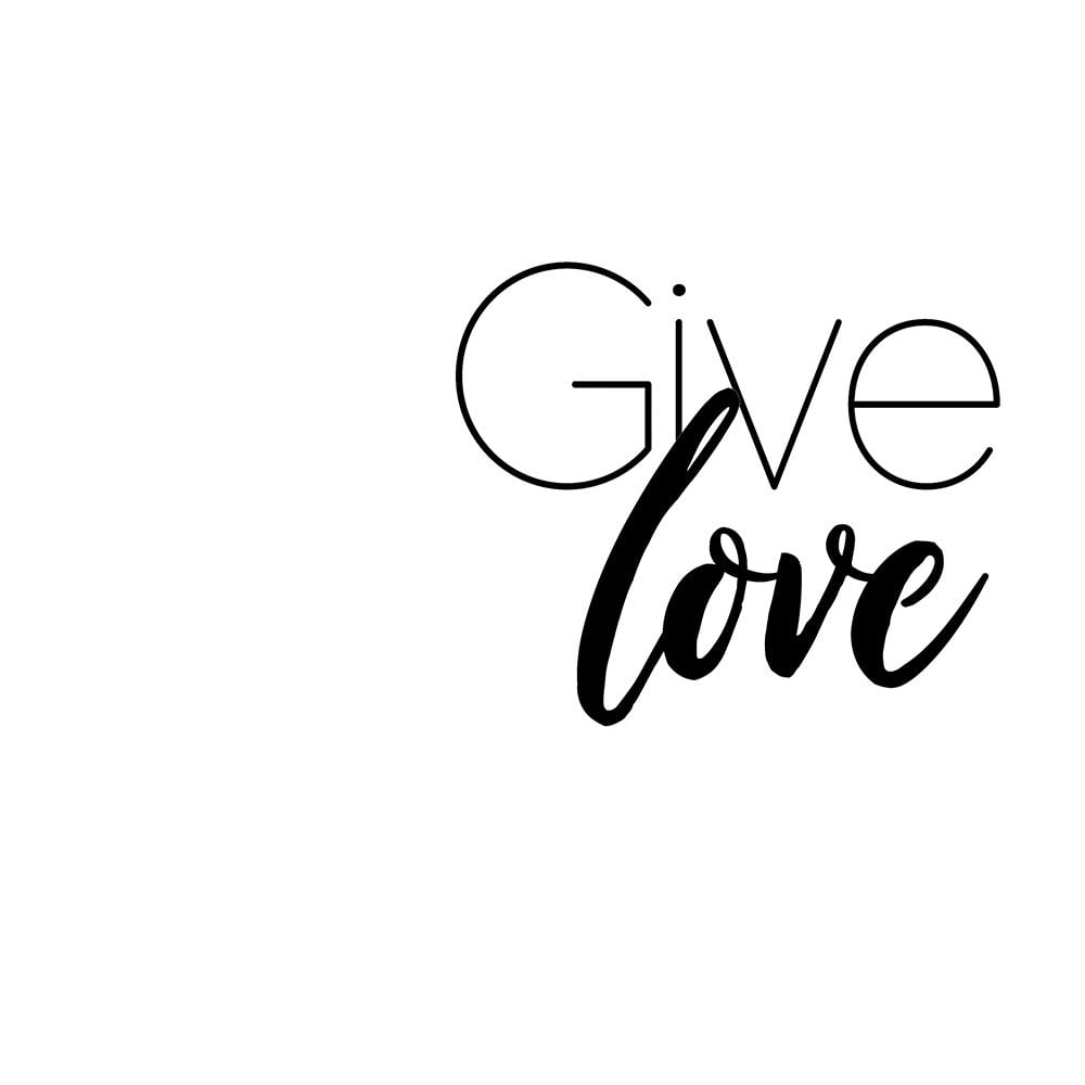 Give Love Poster Print by Mlli Villa-VARPDXMVSQ401A Image 1