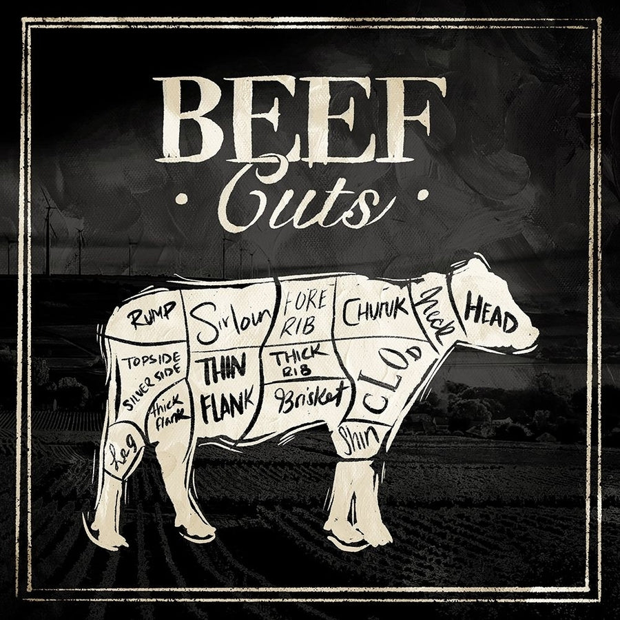 Beef Cuts Poster Print by Mlli Villa-VARPDXMVSQ491A Image 1