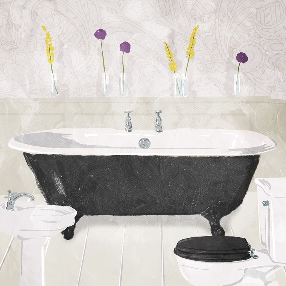 Bathroom Florals Mate Poster Print by Mlli Villa-VARPDXMVSQ515B Image 1