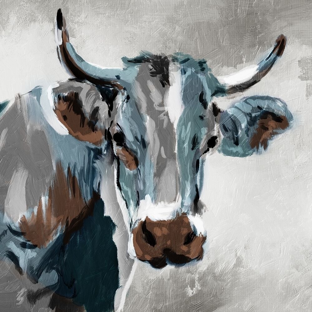 Looking Cow Poster Print by Milli Villa-VARPDXMVSQ603A Image 1