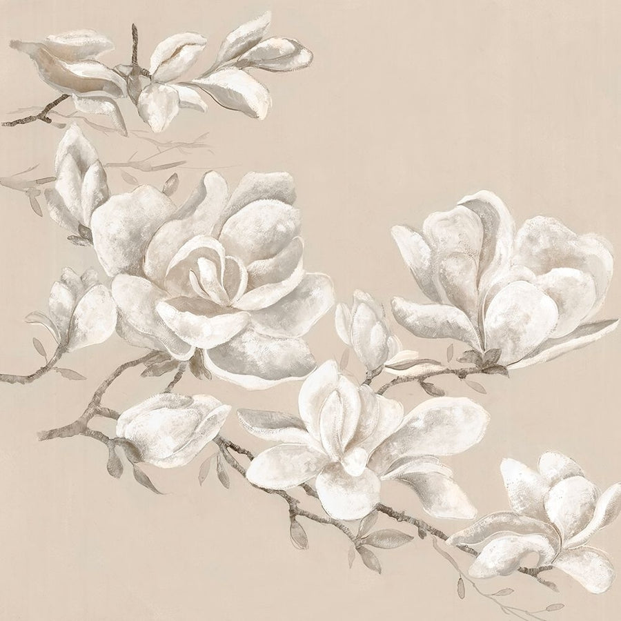 Neutral Magnolia I Poster Print by Maya Woods-VARPDXMW079A Image 1