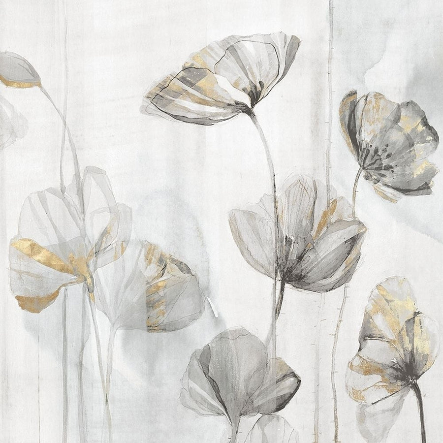 Silver Poppies I Poster Print by Maya Woods-VARPDXMW147A Image 1