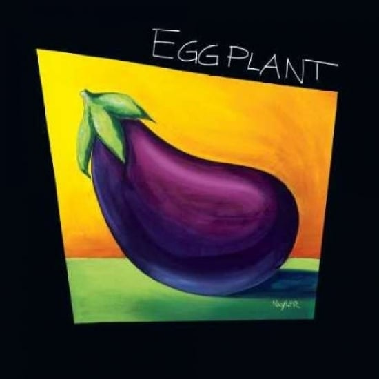 Eggplant Poster Print by Mary Naylor-VARPDXNAY022 Image 2