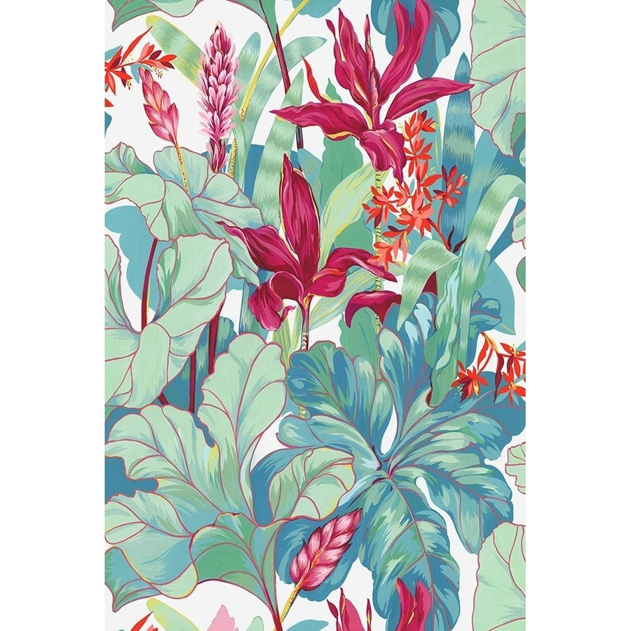 Tropical Flowers I Poster Print by N.H. Egan-VARPDXNE001A Image 1